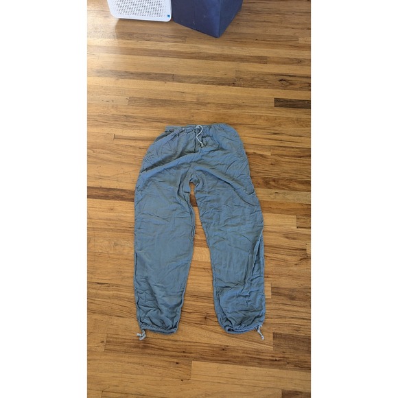 Drawstring Lounge Pants Comfy Casual Lightweight Blue Joggers - Picture 1 of 5